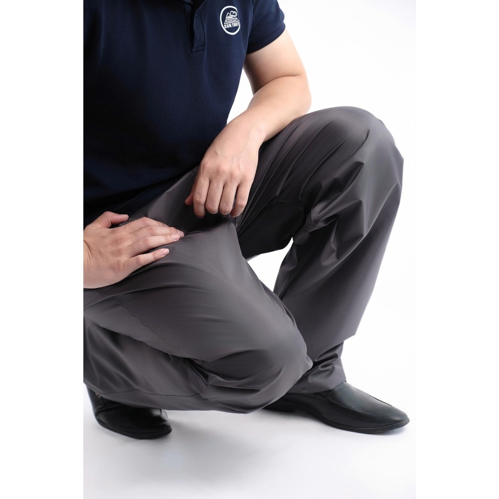 Quần đi mưa lẻ Sơn Thủy - quần đi mưa siêu nhẹ không thấm nước, cản gió giữ ấm aomuasonthuyhn