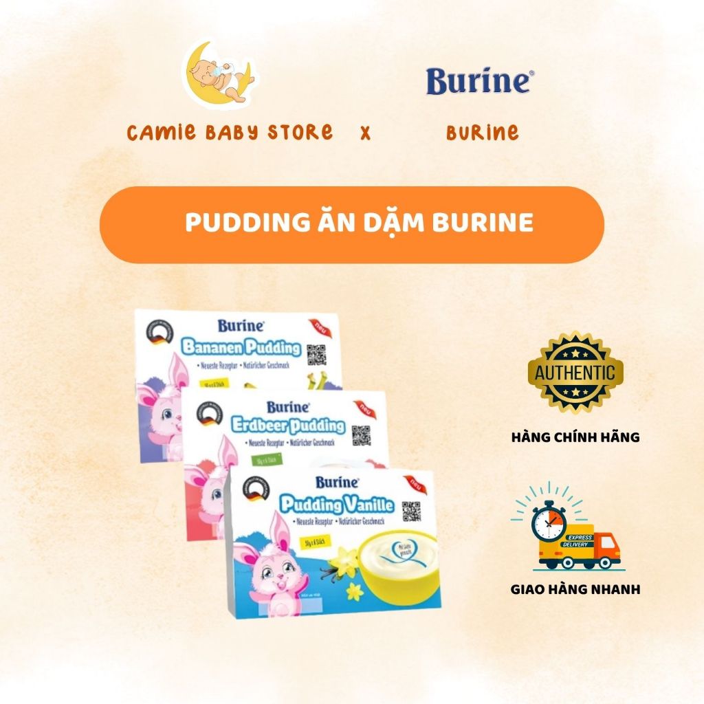 [Burine] Pudding Ăn Dặm Burine Bổ Sung Năng Lượng Dành Cho Bé Từ 6 ...