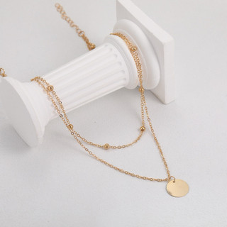 Dây chuyền nữ 2 tầng phong cách Hàn Quốc thanh lịch hot trend