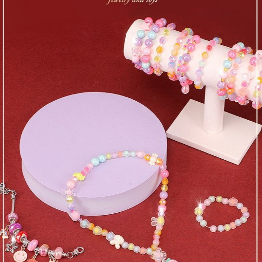 Bộ Đồ Chơi Xâu Vòng Tay Vòng Cổ Hạt Cườm Nhiều Mẫu Công Chúa Trang Sức Handmade DYI - Đồ Chơi PUPU HOUSE