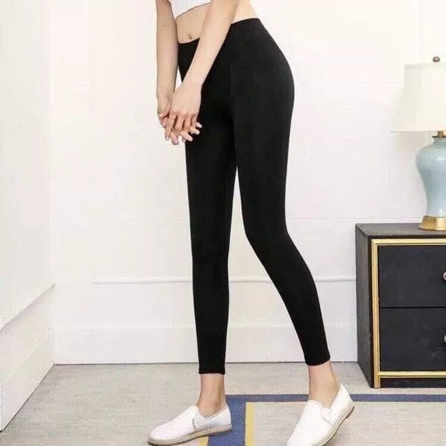 Quần legging ôm dáng Lót lông mềm mịn ấm áp SILEHOAIANH