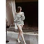 •𝙆𝙞𝙣𝙜𝙨𝙝𝙤𝙥𝙗𝙚𝙖𝙪𝙩𝙮•Váy Len Kẻ Kèm Đai QC [H28]