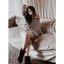 •𝙆𝙞𝙣𝙜𝙨𝙝𝙤𝙥𝙗𝙚𝙖𝙪𝙩𝙮•Váy Len Kẻ Kèm Đai QC [H28]