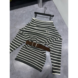 [Sẵn Hằn]•𝙆𝙞𝙣𝙜𝙨𝙝𝙤𝙥𝙗𝙚𝙖𝙪𝙩𝙮•Váy Len Kẻ Kèm Đai QC [H28]