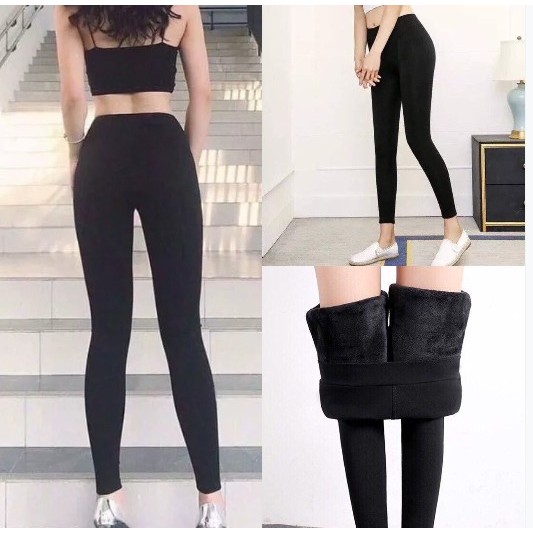 Quần legging ôm dáng Lót lông mềm mịn ấm áp SILEHOAIANH