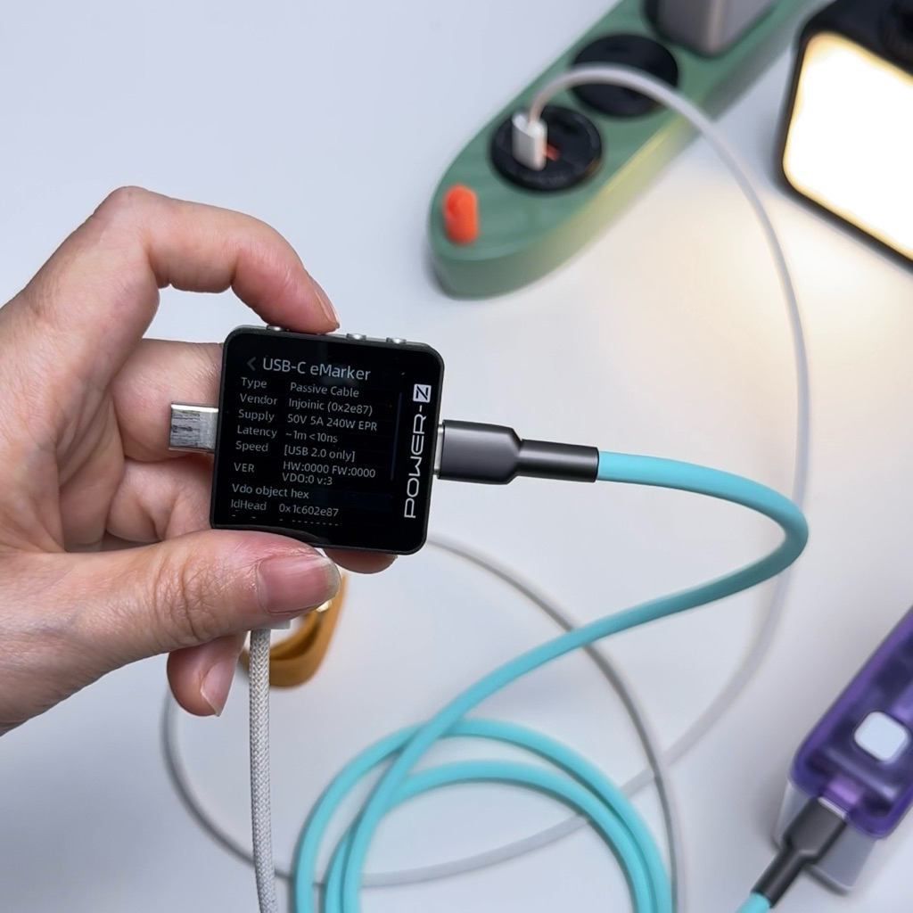Dây cáp sạc nhanh type C 240W, chip E-marker, Dây silicon siêu bền, hỗ trợ QC/PD - BH 6 tháng