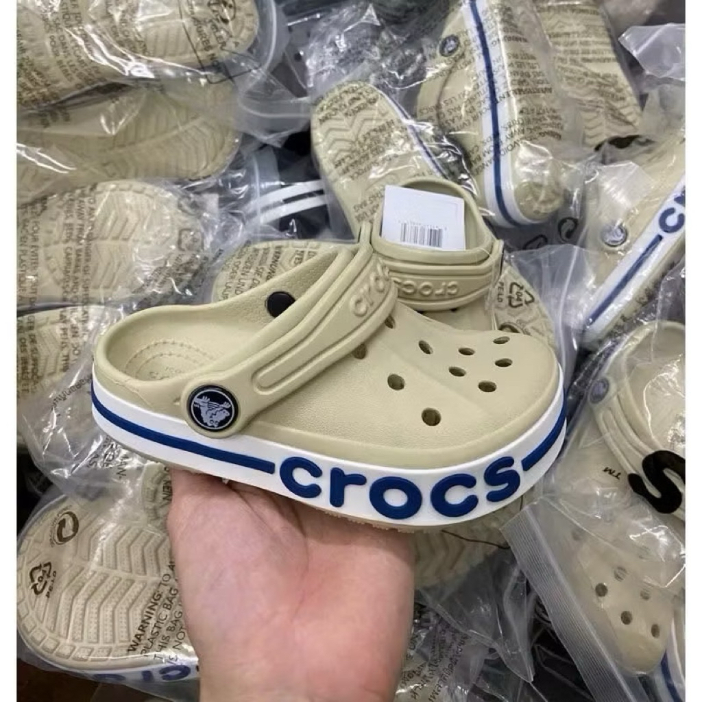 Dép Sục Cross Band Clog Nam Nữ Viền Màu Tặng Kèm Chram Nữ 8c Chram ...