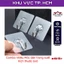 Combo 10 ❤️ Giá Sỉ ❤️ Móc dán tường trong suốt siêu dính, siêu chịu lực