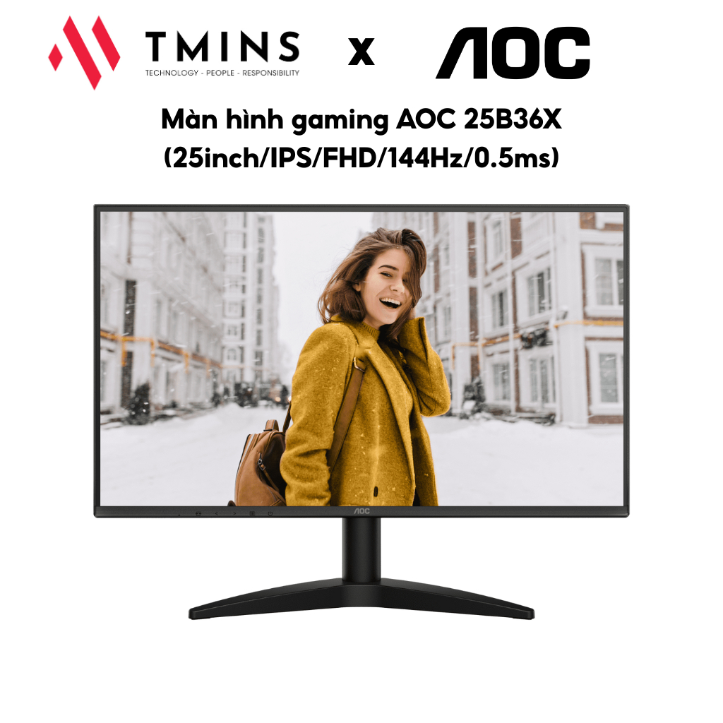 Màn hình AOC Gaming 25B36X, 24B36X (25, 24 Inch FHD IPS 144Hz 0.5ms ...
