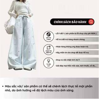 Quần Kẻ Ống Rộng ELEGANTE 3 Màu Chào Đón Hè ELEGANTE, Chất Liệu Mát Lạnh, Không Nhăn, Phai, Bai,  Xù