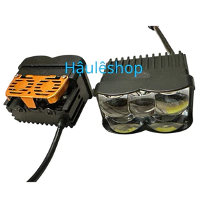 1 Đèn trợ sáng bi cầu siêu sáng mắt ếch đường cắt đẹp 65W