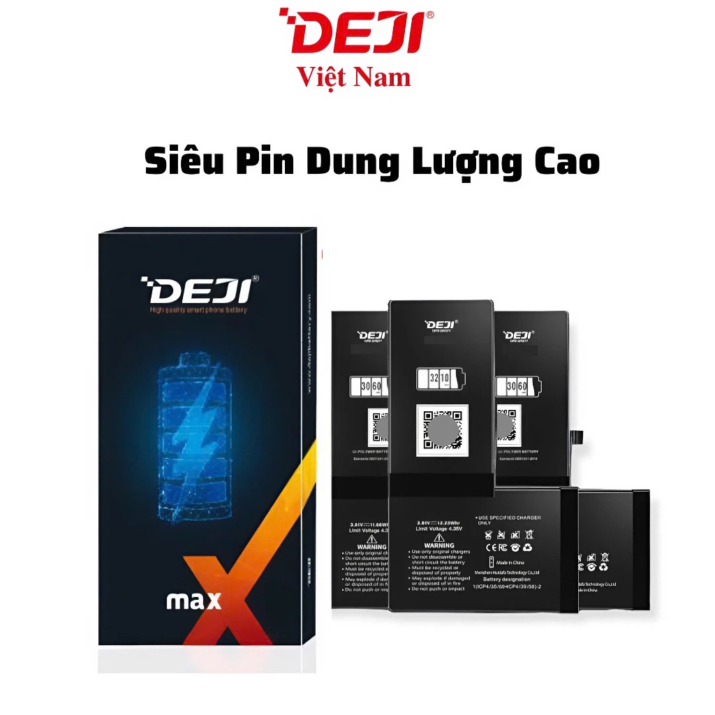 Pin Deji Siêu Cao Cho Điện Thoại Di Động Full Dòng 5 đến 15 PM Bảo Hành 12 Tháng | BigBuy360 - bigbuy360.vn