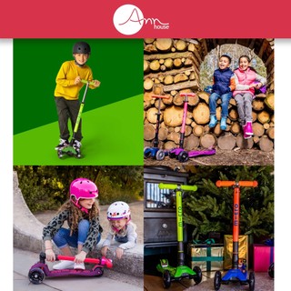 [Thuỵ Sĩ] Xe scooter Micro Maxi Foldable LED - Gập gọn và bánh xe LED - Bảo hành 2 năm