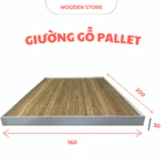 Giường ngủ lớn  ballet pallet gỗ hiện đại gấp gọn thông minh sạp giường gỗ chịu lực cao dễ lắp đặt gia đình cho bé — ảnh 6