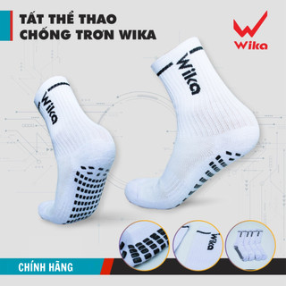 Tất Chống Trơn Wika Chính Hãng,Chất Liệu Cotton Chống Bai Giãn Độ Bền Cao, Phù Hợp mọi môn thể thao