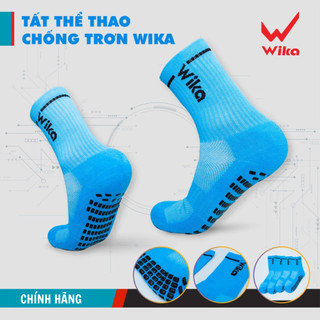 Tất Chống Trơn Wika Chính Hãng,Chất Liệu Cotton Chống Bai Giãn Độ Bền Cao, Phù Hợp mọi môn thể thao