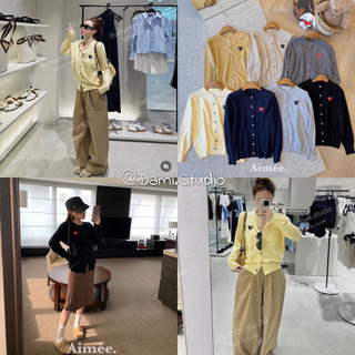 Cardigang Tim Cúc Cổ Tròn Bassic Trẻ Trung Trendy Chất Len Mềm QCCC (Ảnh thật) | Dami.Studio