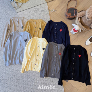 Cardigang Tim Cúc Cổ Tròn Bassic Trẻ Trung Trendy Chất Len Mềm QCCC (Ảnh thật) | Dami.Studio