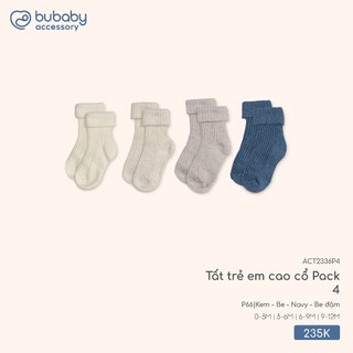 Bubaby BST tất cho bé set 3 đôi, 4 đôi cho bé trai và gái T10.2
