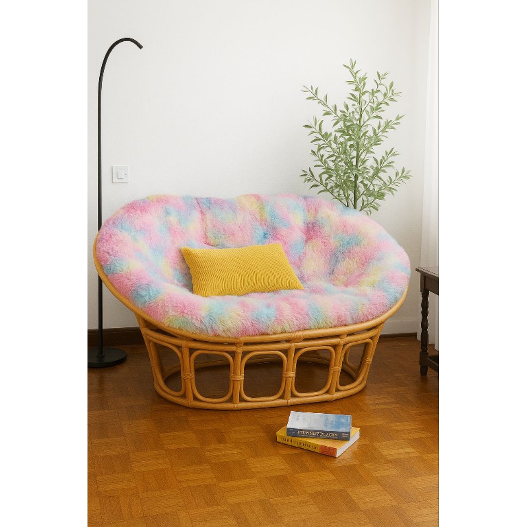 vỏ bọc đệm papasan đôi