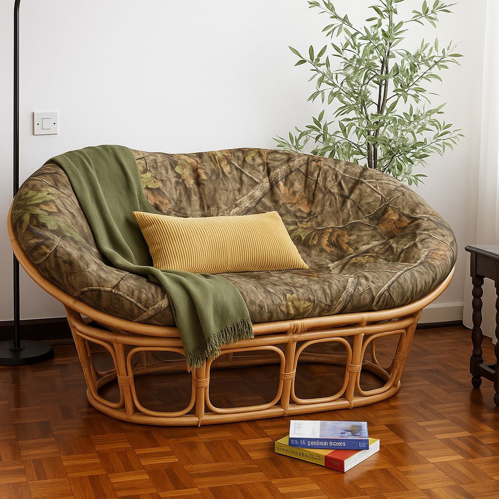vỏ bọc đệm papasan đôi