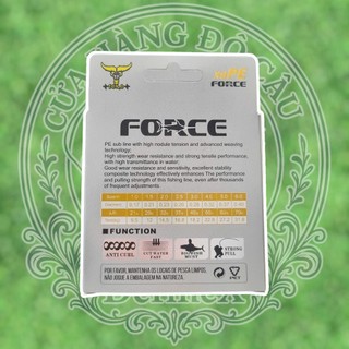 Dây Câu Lure PE Toro Force X8 100m Siêu Bền