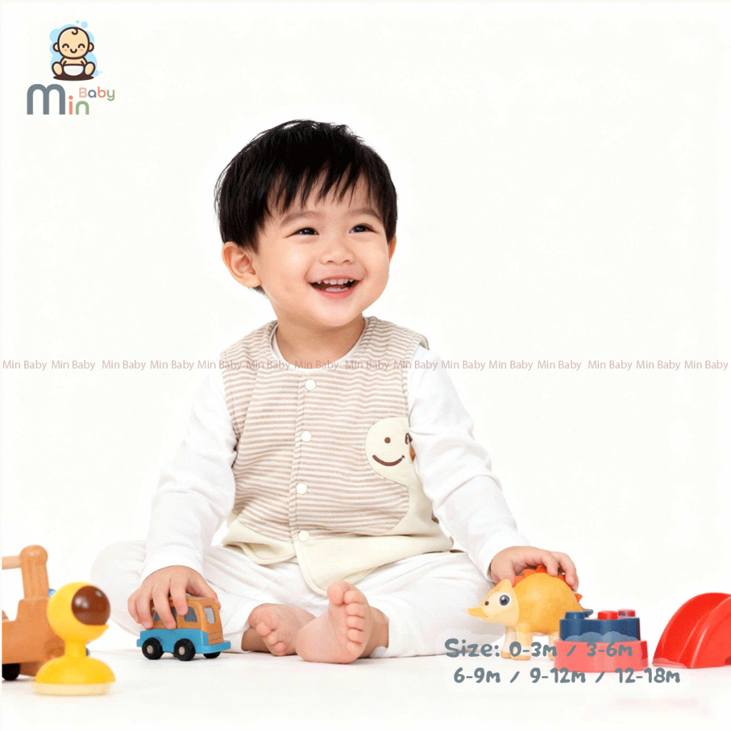 Gile Nỉ Bông 2 Lớp Bé Trai Mềm Nhẹ Siêu Ấm Áp - Hàng Chính Hãng AMI0465