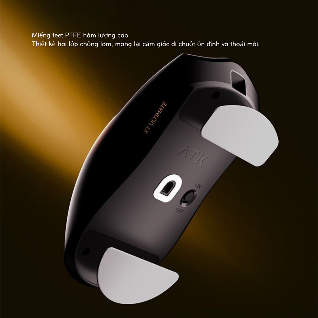 [BH 12T] Chuột không dây gaming ATK Blazing Sky X1 V2 Ultimate cảm biến Nodric 52840 8K kết nối 3 mode kèm Dongle 8K | BigBuy360 - bigbuy360.vn