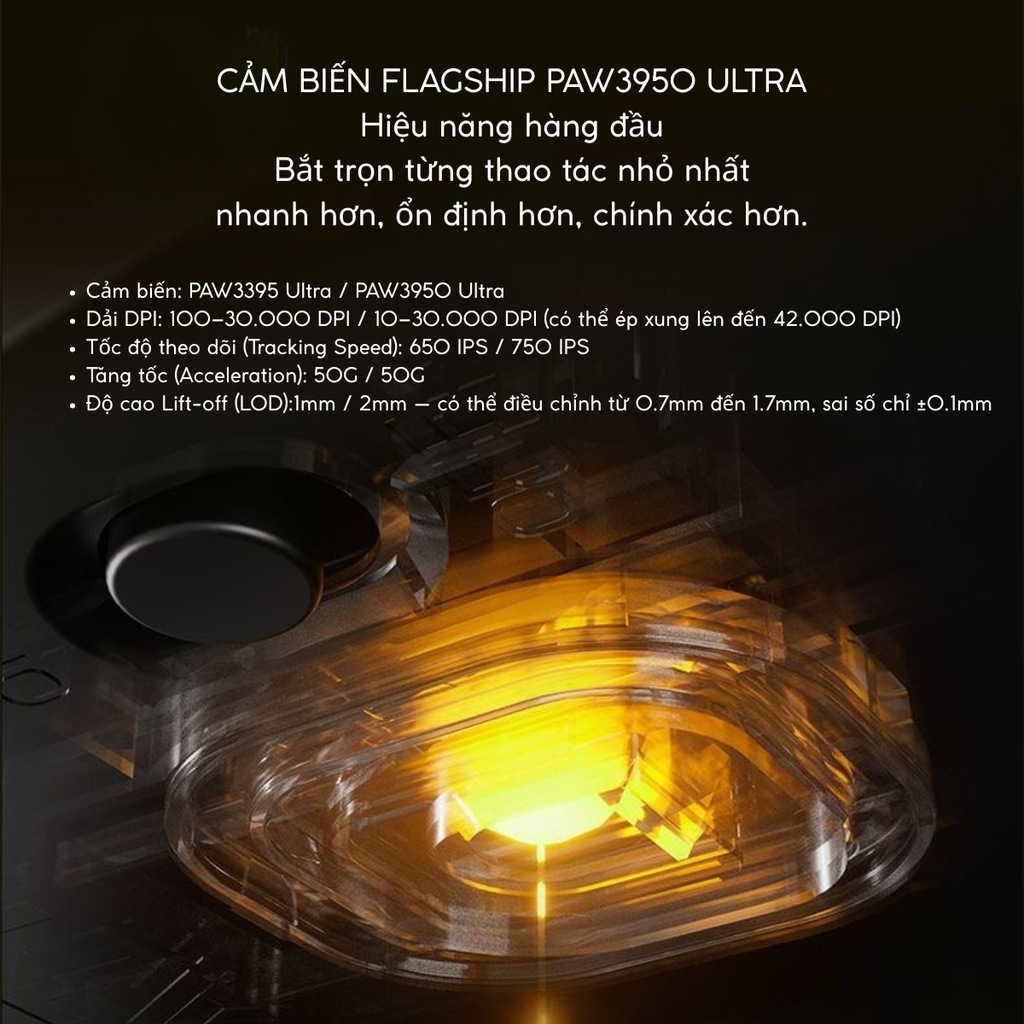 [BH 12T] Chuột không dây gaming ATK Blazing Sky X1 V2 Ultimate cảm biến Nodric 52840 8K kết nối 3 mode kèm Dongle 8K | BigBuy360 - bigbuy360.vn