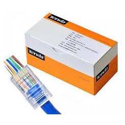 Đầu mạng rj45 Tenda nhựa 100 hạt mạng loại tốt