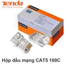 Đầu mạng rj45 Tenda nhựa 100 hạt mạng loại tốt