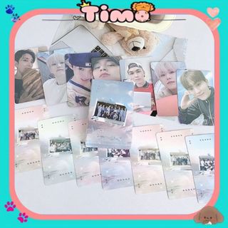 Lomo Card Fandmade Kpop Hộp 50-55 Tấm Lomo Bo Góc Ảnh Hologram Timo QT112