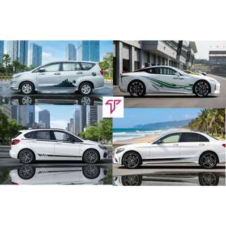 Tem dán sườn xe nhiều mẫu phù hợp trang trí xe, decal ô tô cho cácdòng xe điện winfast, sedan, SUV phù hợp nhiều dòng xe
