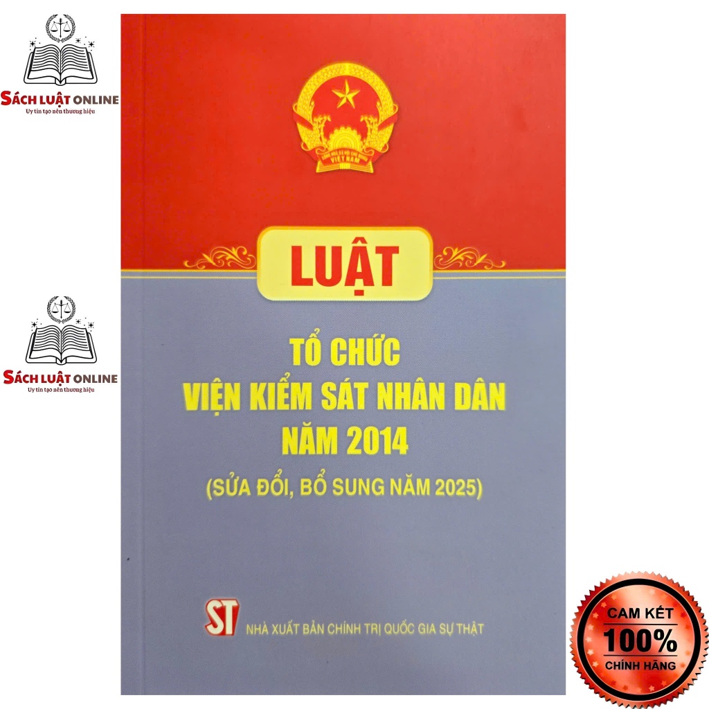 Sách - Luật tổ chức Viện kiểm sát nhân dân (NXB Chính trị quốc gia Sự thật)