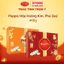 Hộp Bánh Bông Lan phủ socola Peppie Richy Hoàng Kim, Phú Quý - Hộp Giấy 468g