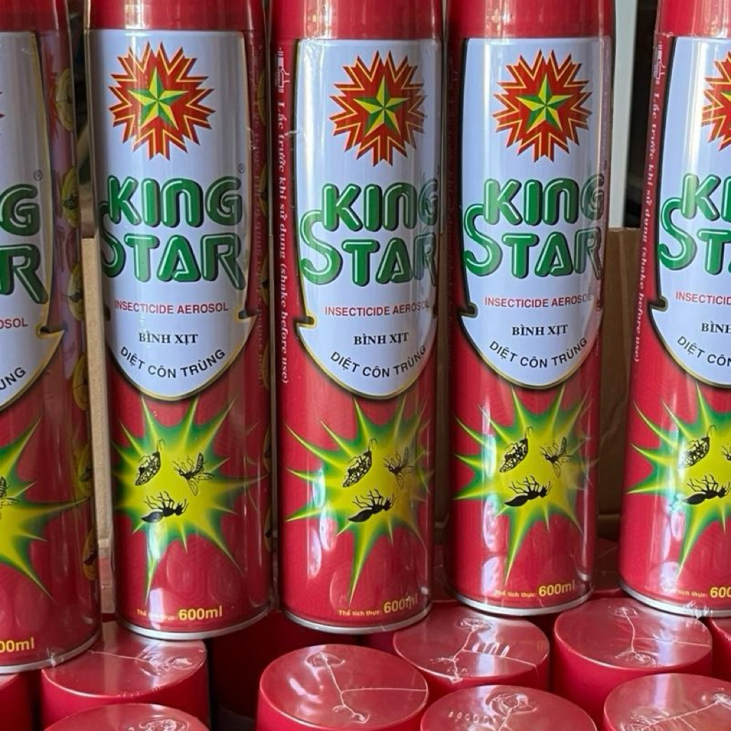 Bình xịt muỗi, kiến , gián King star không mùi, hiệu quả nhanh