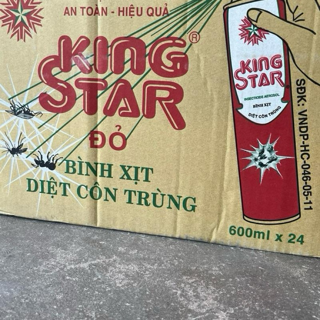 Bình xịt muỗi, kiến , gián King star không mùi, hiệu quả nhanh
