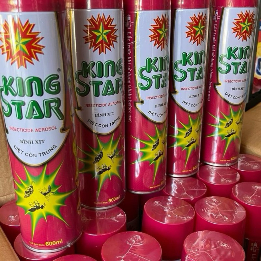 Bình xịt muỗi, kiến , gián King star không mùi, hiệu quả nhanh