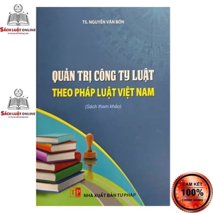 Sách - Quản trị công ty luật theo pháp luật Việt Nam (NXB Tư Pháp)