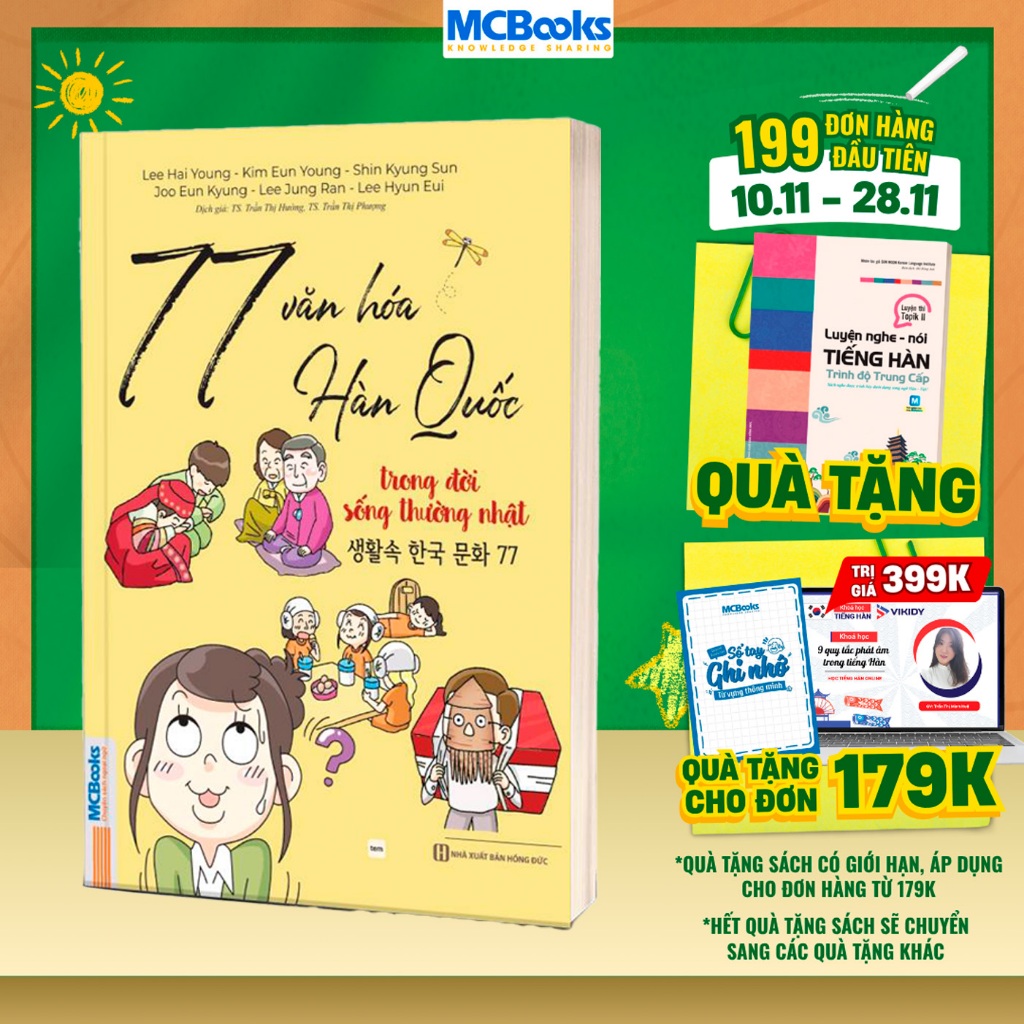Sách - 77 văn hóa Hàn Quốc trong đời sống thường nhật - Sách song ngữ Việt Hàn