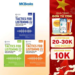 Sách - Combo Tactics for Listening - Chiến thuật luyện nghe tiếng Anh