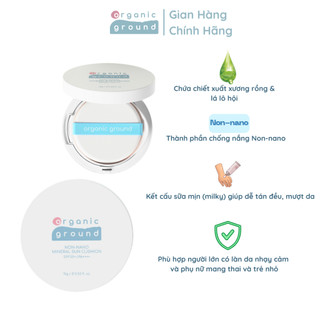 Phấn nước chống nắng khoáng Non-nano SPF50+, PA++++