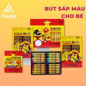 Bút Sáp Màu 12/18/24 Màu Tươi Sáng, Tô Mịn, An Toàn Cho Bé Tập Tô, Vẽ Tranh, Màu Vẽ Học Sinh