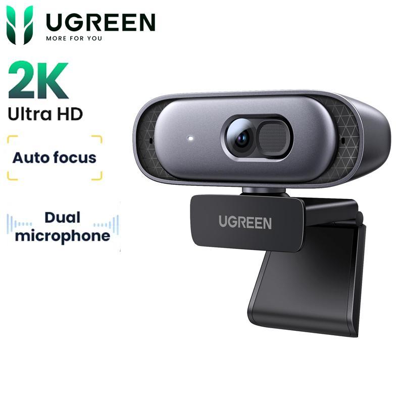 Webcam Ugreen 35626 CM778 15728 Cao Cấp Tự động lấy nét 2K@30Hz, Full HD 1080p/60fps | BigBuy360 - bigbuy360.vn