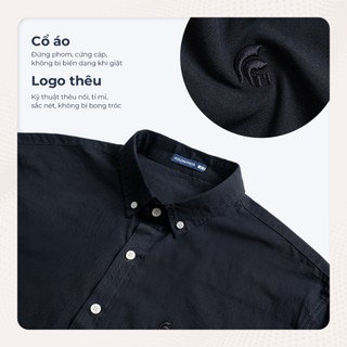 Áo sơ mi nam tay dài POPLIN, BST QUIET STRENGTH, Cao Cấp, Thanh Lịch - POLOMANOR