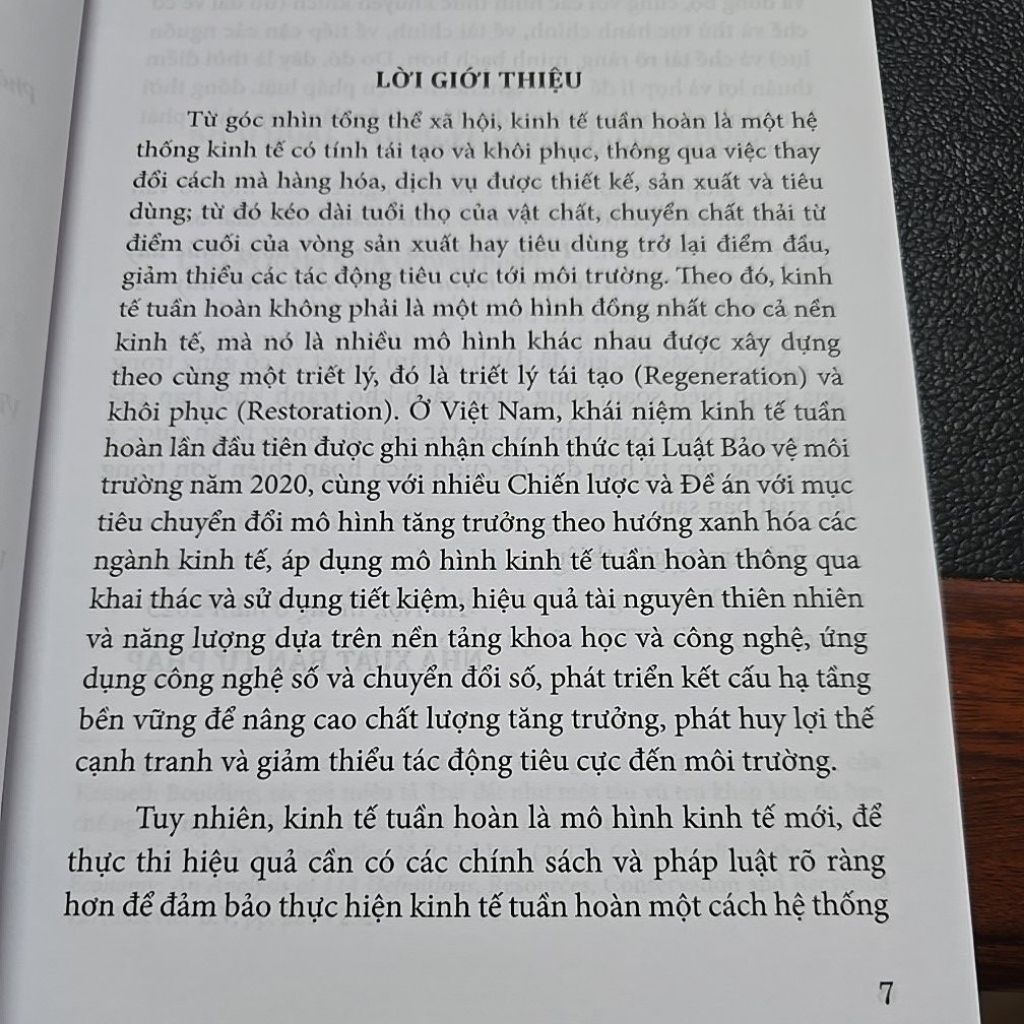 Sách - Pháp luật bảo vệ môi trường thúc đẩy việc thực hiện kinh tế tuần hoàn ở Việt Nam hiện nay (NXB Tư Pháp)