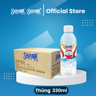 Thùng 24 chai nước tinh khiết Sapuwa 330ml