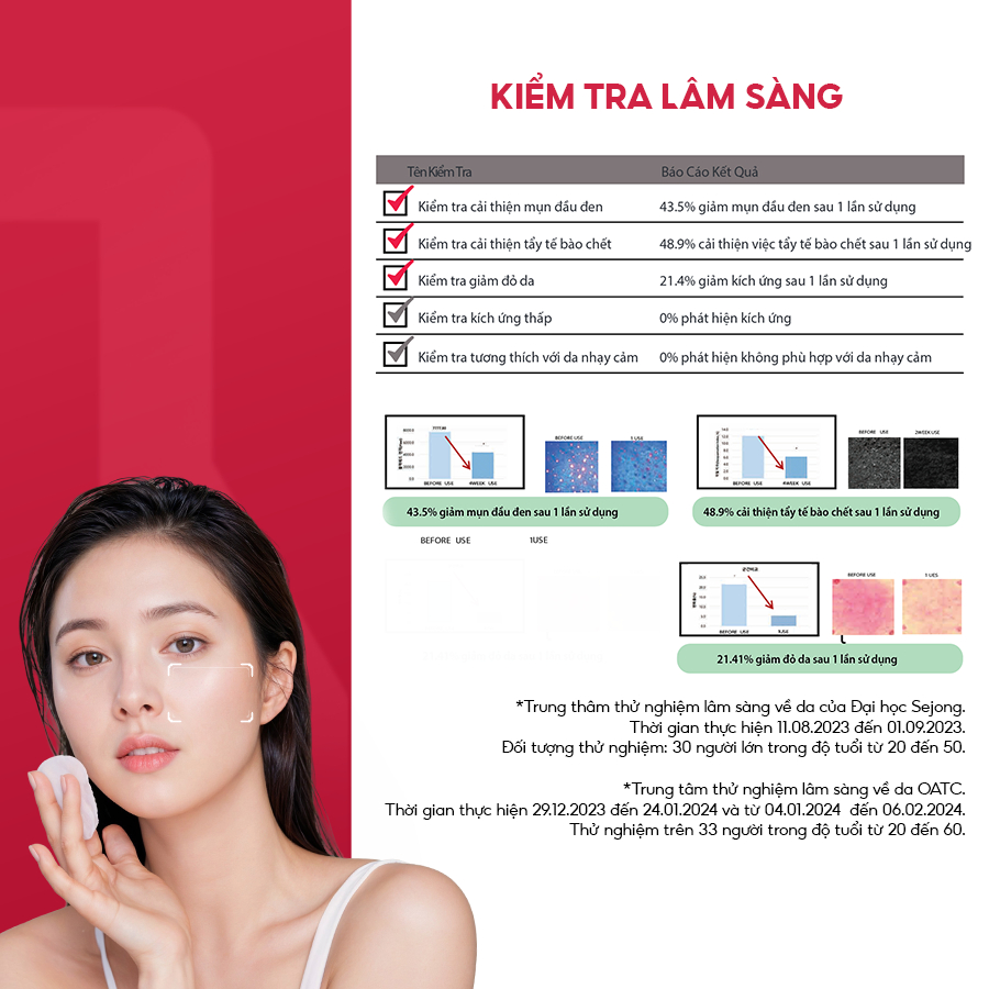 Toner pad Exosome làm sạch da C'New Lab Heartleaf Ac Blemish Clearing Pad (70 miếng/140ml)