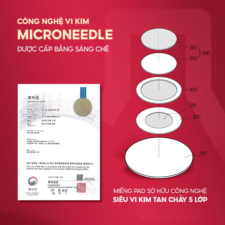 Toner pad Exosome làm sạch da C'New Lab Heartleaf Ac Blemish Clearing Pad (70 miếng/140ml)