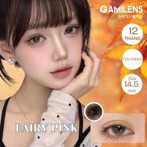 Kính áp tròng hot douyin 6 tháng FAIRY PINK 0 ĐỘ 14.2mm GAMILENS